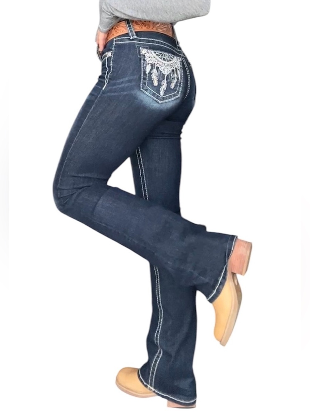 Miss Me Western Studded Y2K Jeans